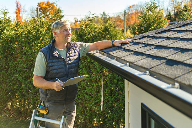 Professional Roof Inspection technician working in Ashby, MA